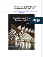 Organizational Theory Design and Change 7th Edition Ebook PDF