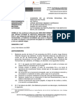 Procedencia Procedimiento Denunciante Denunciada Materia Actividad