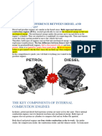 What Is The Difference Between Diesel and Petrol Engines