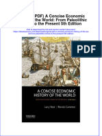 Download Original PDF a Concise Economic History of the World From Paleolithic Times to the Present 5th Edition pdf