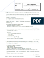 Reforço 06 - Probabilidade Condicionada