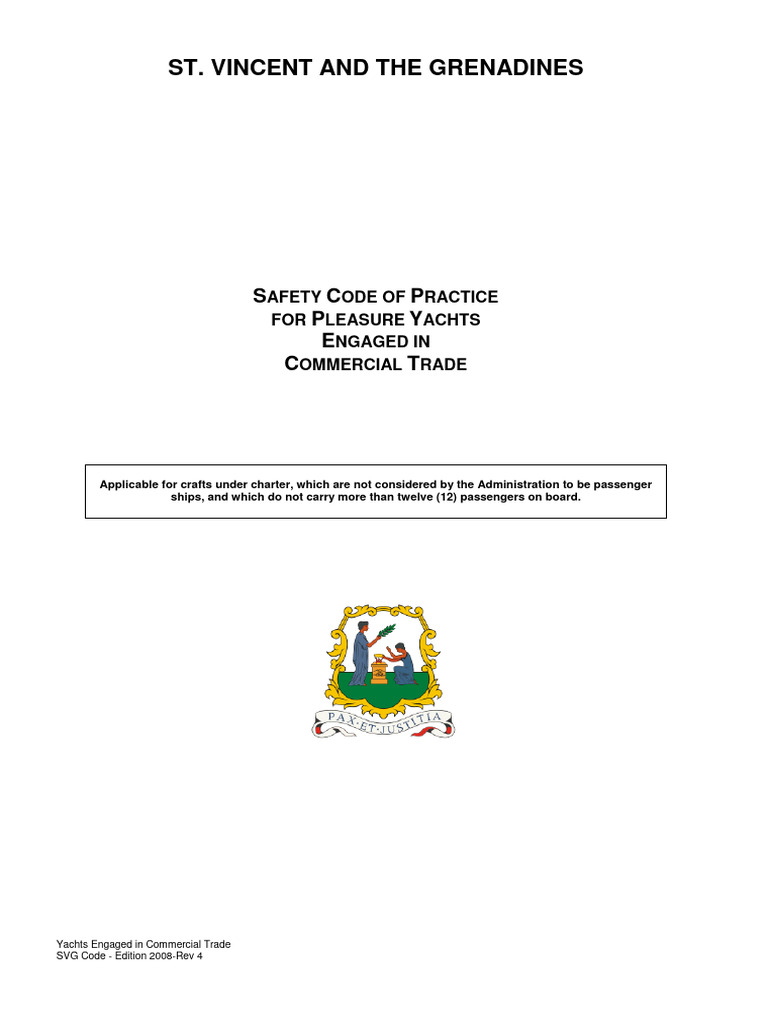 Safety Code for Commercial Yachts | PDF | Yacht | Rigging