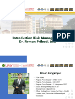 Introduction Risk Management