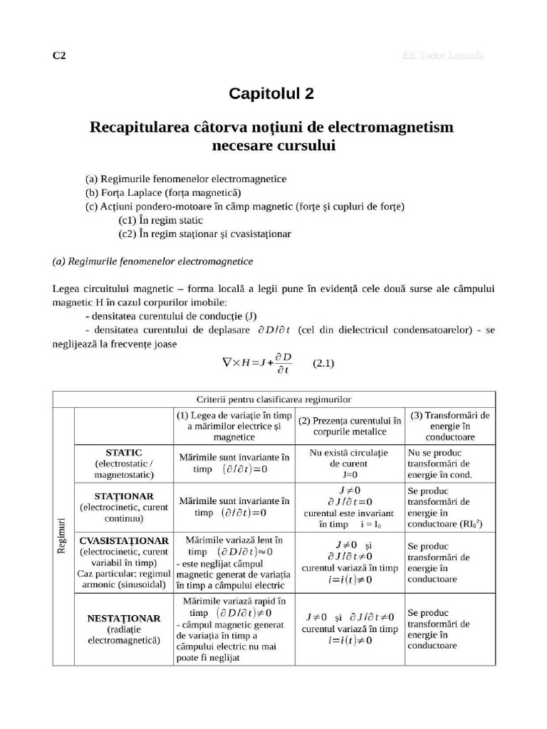 EE Curs 2 Text | PDF