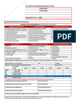 MSU Confined Space Entry Permit Fillable Form