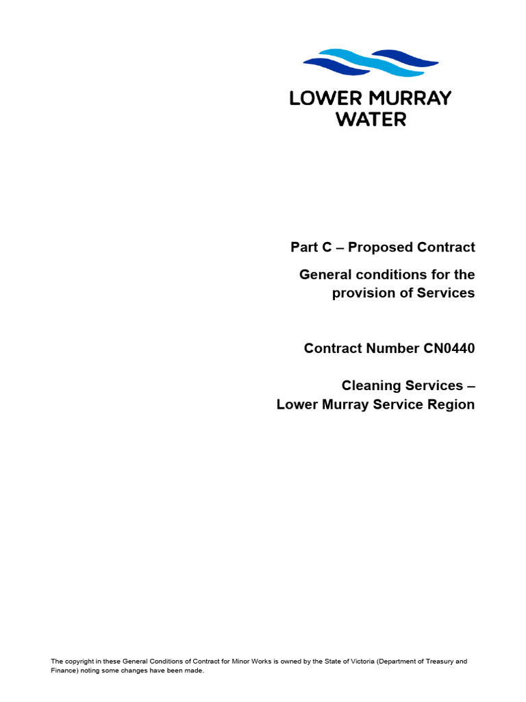 Part C-Short Form GC Contract-for-Services-CN0440-LMW Region | PDF ...