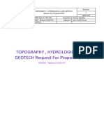 TOPOGRAPHY, HYDROLOGICAL AND GEOTECH Request For Proposal (RFP) - Final Version