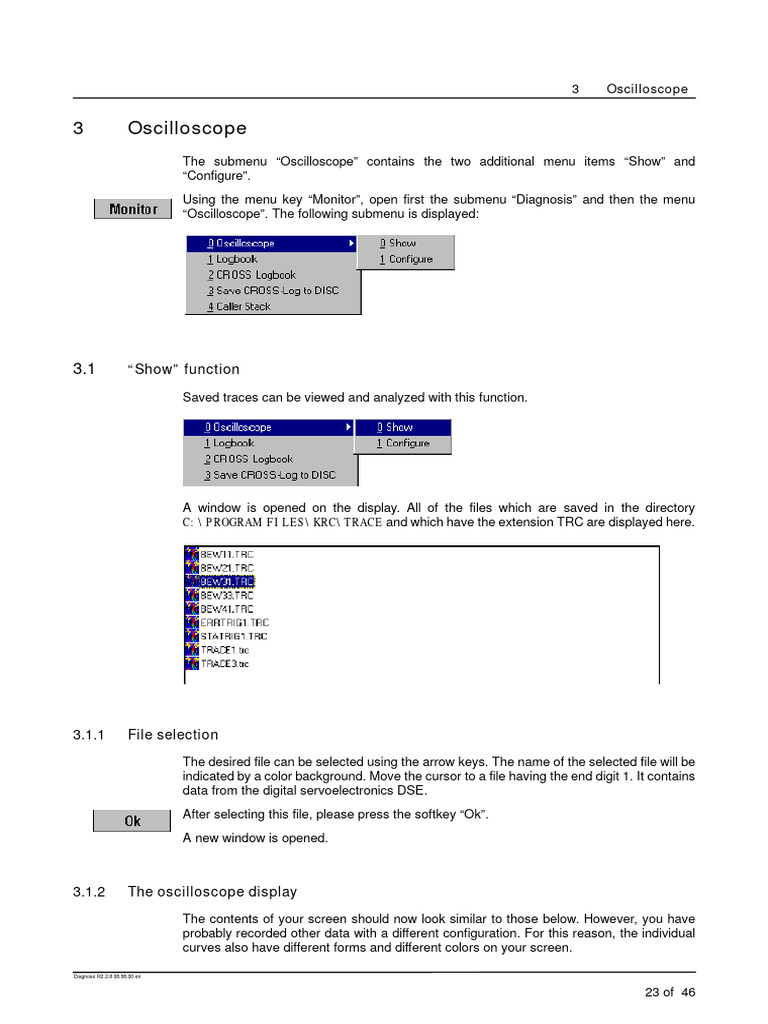 Oscilloscope | PDF | Color | Menu (Computing)