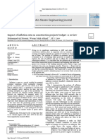 Impact of Inflation Rate On Construction Projects Budget - A Review - Elsevier Enhanced Reader