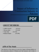 Impact of Inflation On Construction Projects in Pakistan