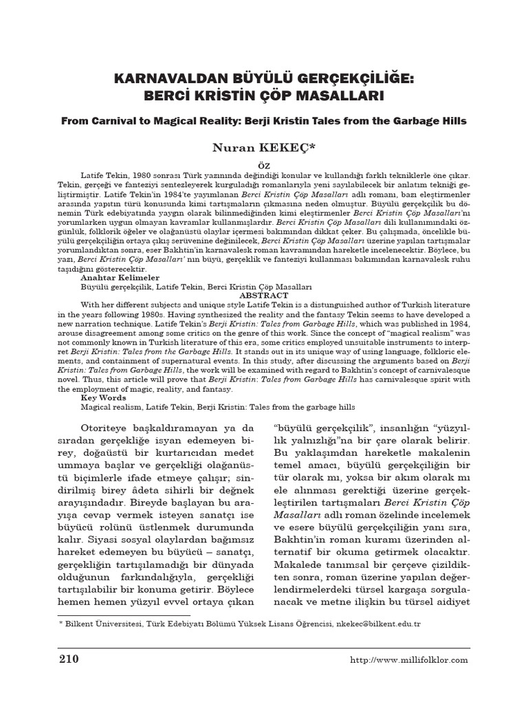 Berci Kristin | PDF