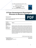 4.CV-Type Onomatopoeia Phonological Structure in Shounen Manga