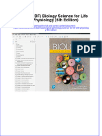 Original PDF Biology Science For Life With Physiology 6th Edition PDF