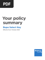 Bupa Cash Plan Benefits Overview | PDF | Patient | Psychotherapy