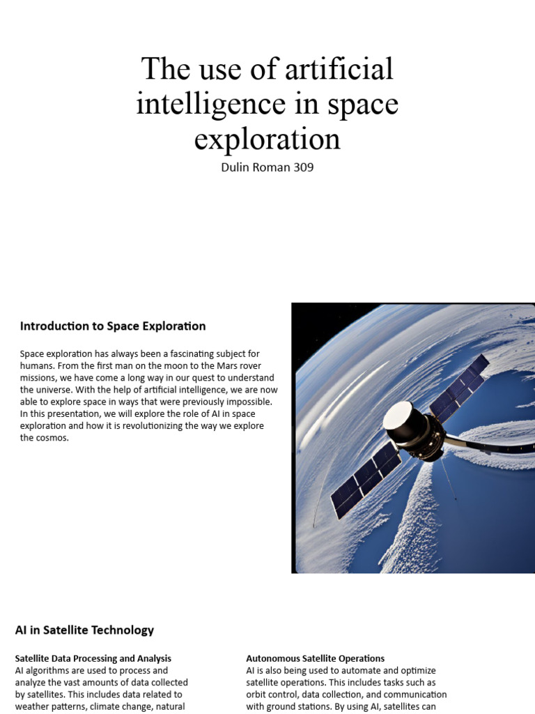 AI's Role in Space Exploration | PDF | Space Exploration | Artificial ...