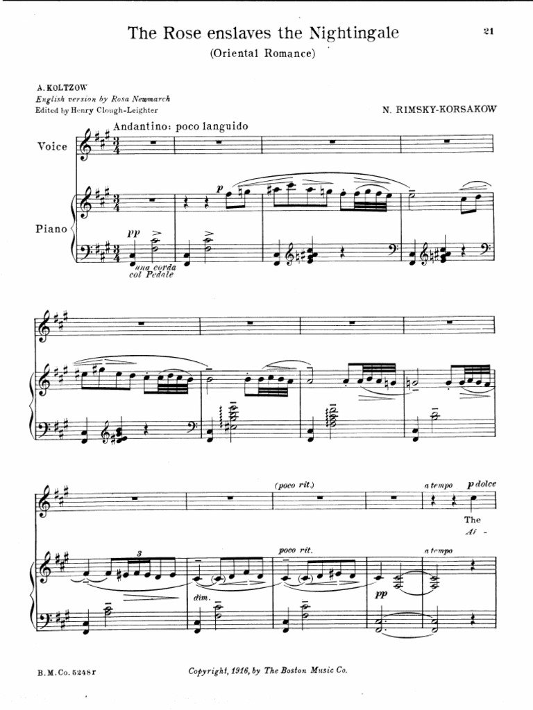 N. RimskyKorsakov (The Nightingale and The Rose) (Fa Min.) 1 PDF