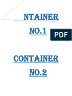 Container No