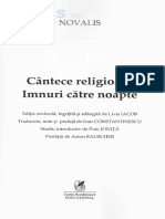 Cantece Religioase. Imnuri Catre Noapte - Novalis