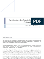 Colonial and Post-Colonial American Architecture