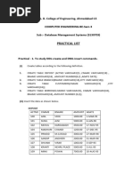 DBMS 3130703 Practical-List