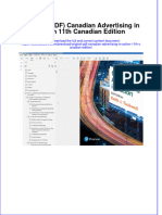 Original PDF Canadian Advertising in Action 11th Canadian Edition PDF
