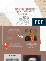 Simon Bolivar El Hombre Mas Importante de La Historia