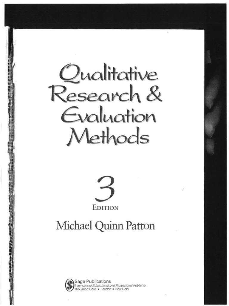 QUALITATIVE RESEARCH AND EVALUATION METHODS visual data 5