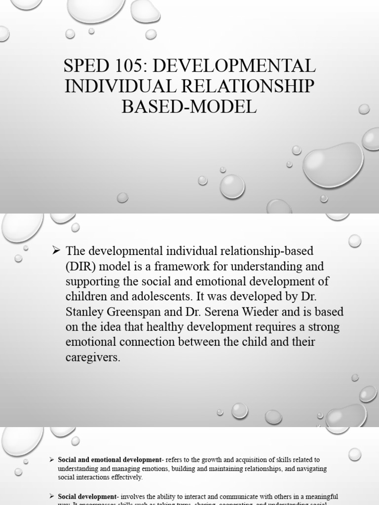 Sped 105 dir pdf psychological concepts child development