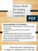 Facilitation Skills Developing Facilitative Leadership
