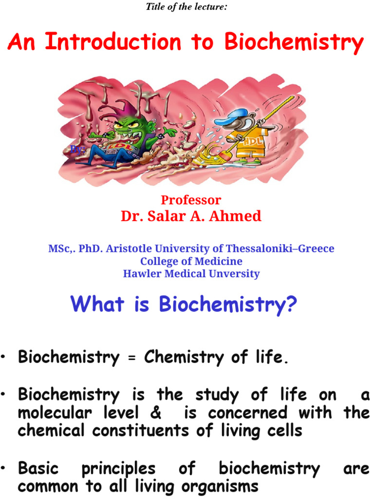 Introduction to Biochemistry Concepts | PDF | Biochemistry | Chemistry