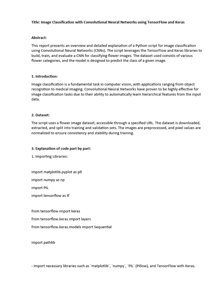 Image Classifier Report | PDF | Computer Vision | Cognitive Science