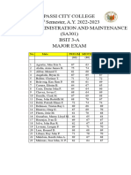 Major Exam-Sa 301