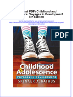 Original PDF Childhood and Adolescence Voyages in Development 6th Edition PDF