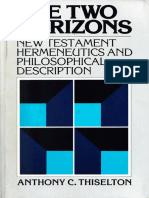 Anthony C. Thiselton - The Two Horizons - New Testament Hermeneutics and Philosophical Description-Eerdmans (1980)