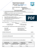 Evaluacion Del Primer Parcial 10 A