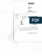 Pfaff Tiptronic 6232 Sewing Machine Instruction Manual