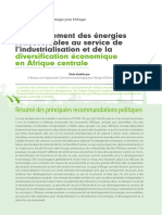 Energie Renouvellable en Afrique Centrale - Cea