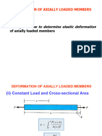 Lecture # 15 (Deformation of Axially Loaded Members)