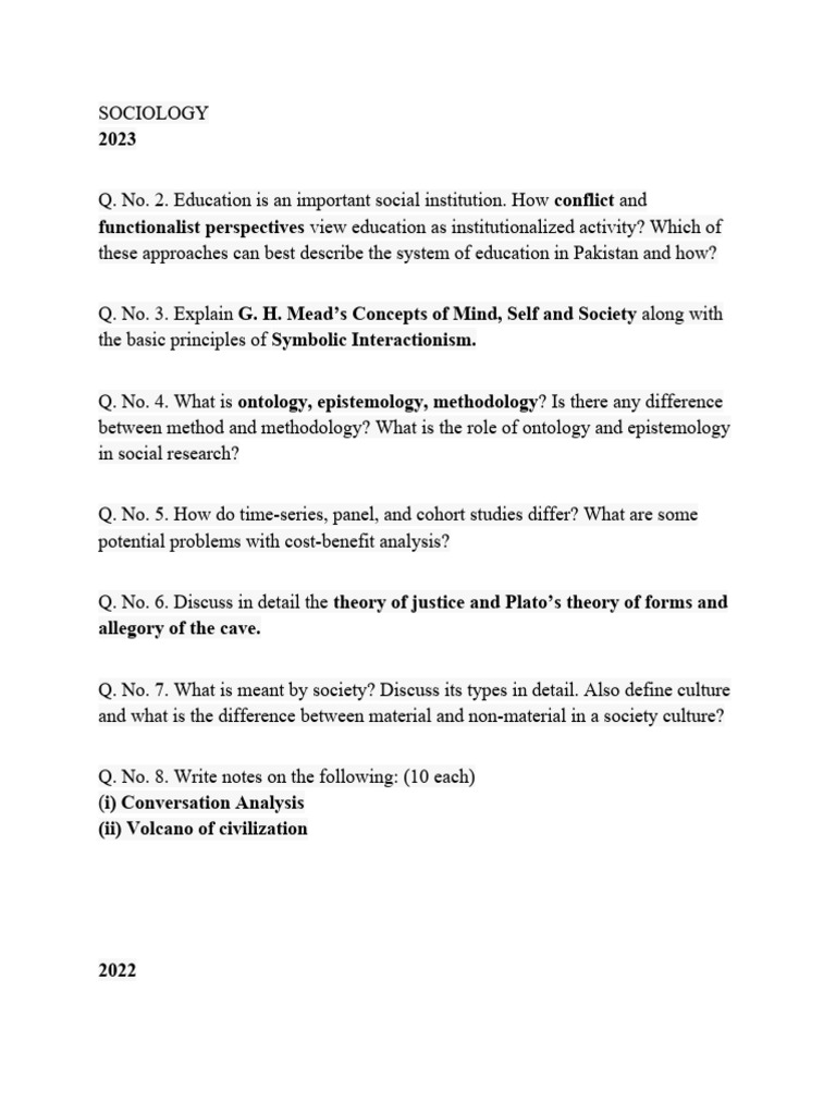 Key Concepts in Sociology Education | PDF | Sociology | Émile Durkheim
