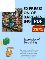 Expression of Bargaining