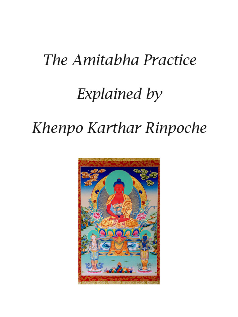 Amitabha Practice Guide | PDF | Religion & Spirituality