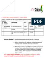 FL - 20 (Primer) Technical Details For Issuing Tender