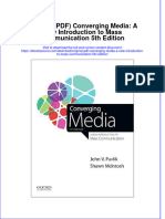 Original PDF Converging Media A New Introduction To Mass Communication 5th Edition PDF