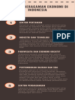 Cokelat Poin Presentasi Slide Bisnis Infografik
