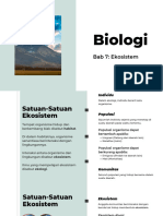 Biologi Ekosistem