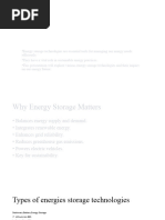 Energy storage technologies