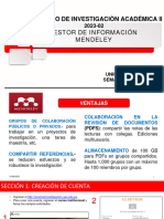 Semana 03 - Taller de Habilidades Formativas - Gestor de Referencias - Mendeley - 2023-02