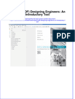 Original PDF Designing Engineers An Introductory Text PDF