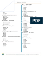 1450 - Grammar Test 019