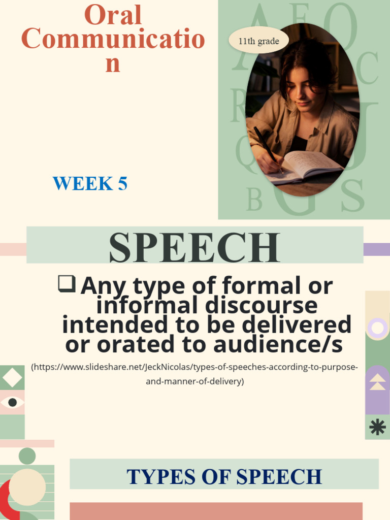 Types and Principles of Speech Delivery | PDF | Public Speaking ...